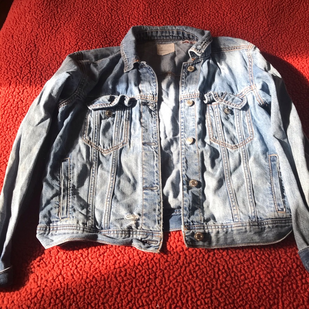 AE Ripped Jean Jacket